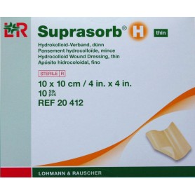 Pansament cu hidrocoloid  Suprasorb H thin,10x10 cm (10 buc./pach.)