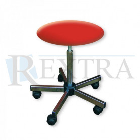 Scaun laborator Rexmobel fix fus filetat bordo