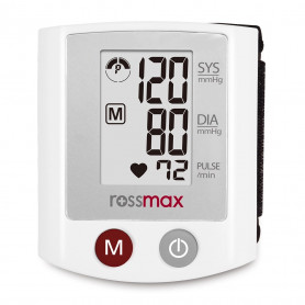 Tensiometru digital Rossmax S150 pe incheietura mainii