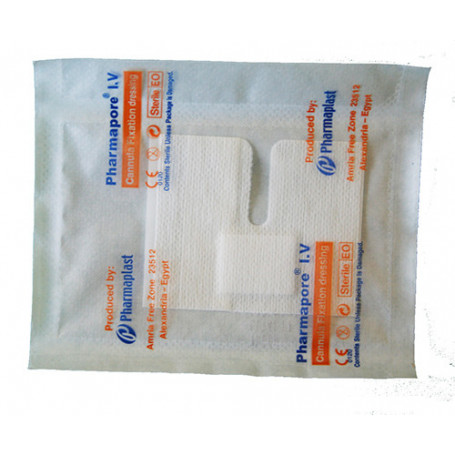 Plasturi sterile pentru fixarea branulelor 6 cm x 8cm 100 buc/cut