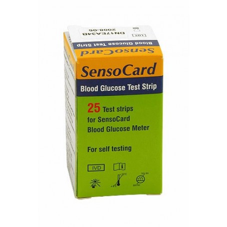 Teste glicemie Sensocard, 25 buc /cut