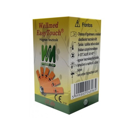 Teste acid uric Wellmed / EasyTouch, 25 buc/cut