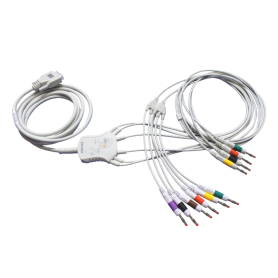 Cablu pacient EKG Zoncare iMAC - 10 fire - mufe tip banana 4mm - conector 26 pini