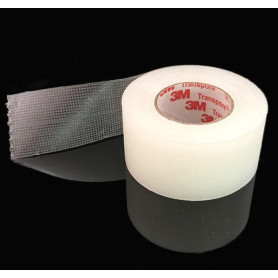 Banda medicala adeziva transparenta 3M™ Transpore™ - 2,5 cm x 9,1 m - 1527-1