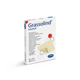 Comprese sterile neaderente, GRASSOLIND Neutral 10 cm x 20 cm (30 buc/pach)
