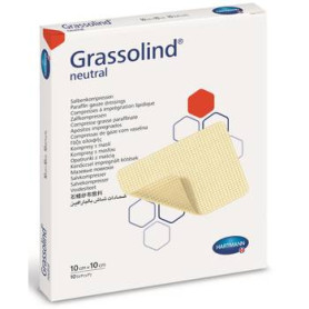 Comprese sterile neaderente ,GRASSOLIND Neutral 10 x 10 cm (10 buc/cut)