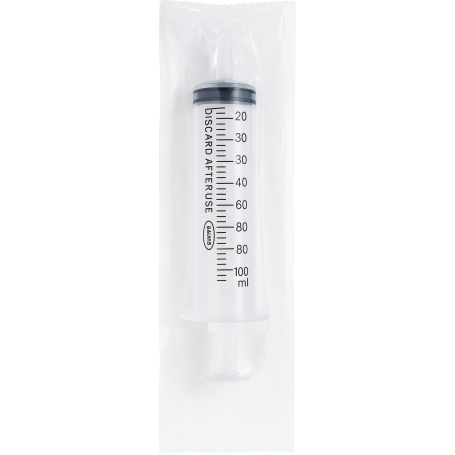 Seringa 100 ml Guyon, din 3 parti, sterila, pentru irigatii - Help-Inject