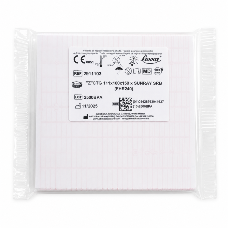 Hartie Monitor Fetal 111mm x 100mm x 150 pagini - CMS800G / COMEN C20 - Lessa 2911103