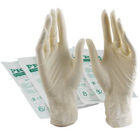 Manusi chirurgicale sterile PRIMA din latex, nepudrate si texturate, marimea7